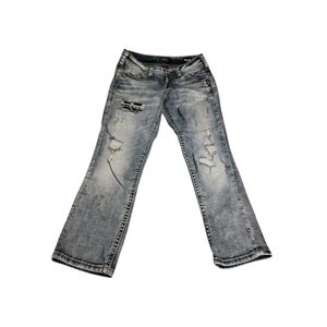 Silver Suki Capri Jeans Womens W27 L22.5